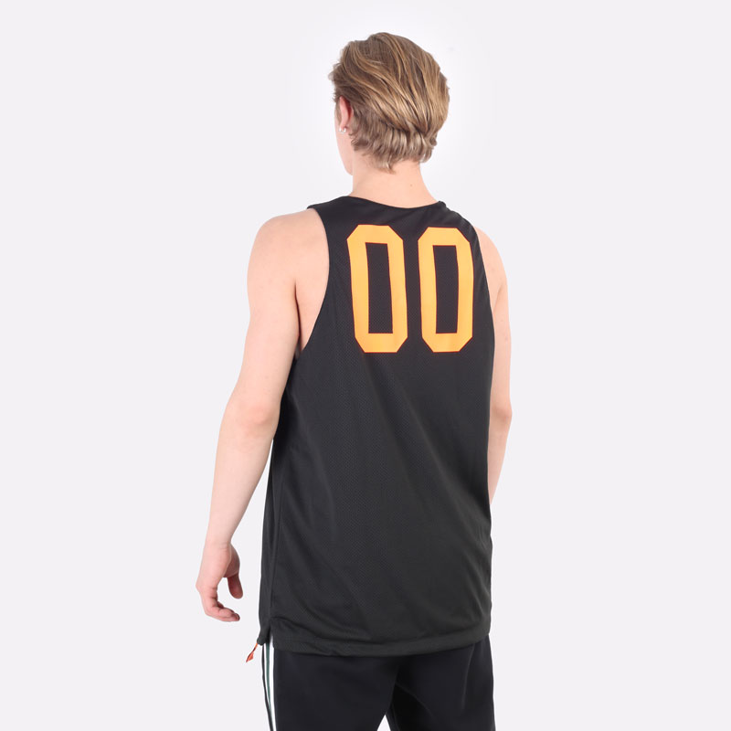 мужская черная майка Nike Dri-FIT Basketball Jersey DH6755-352 - цена, описание, фото 4